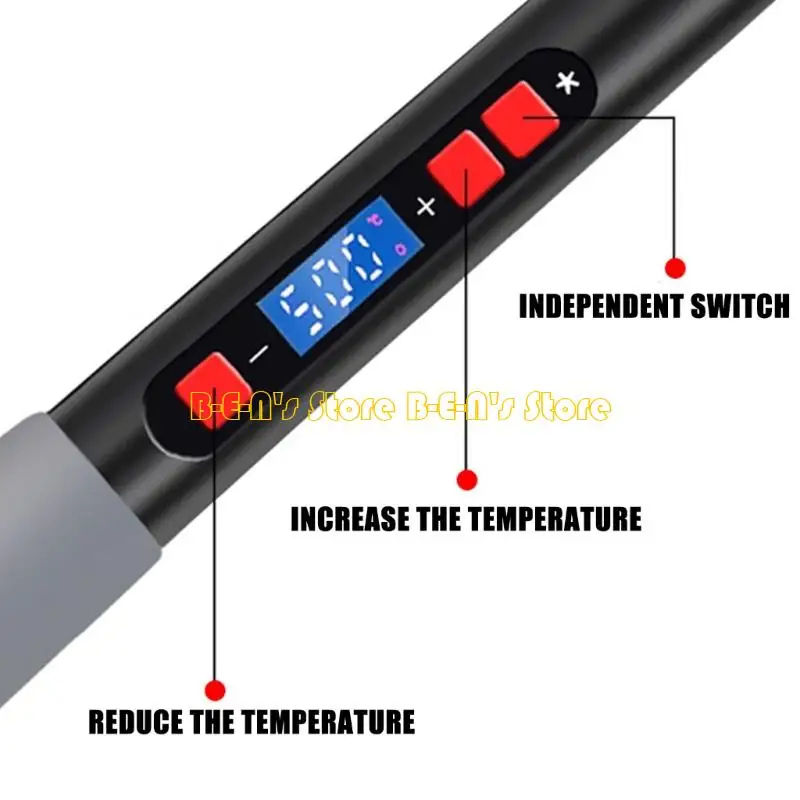 

Y1AD 60 Вт паяльник с регулируемой температурой 180-500 ℃ сварочный инструмент нагреватель паяльного наконечника инструмент для