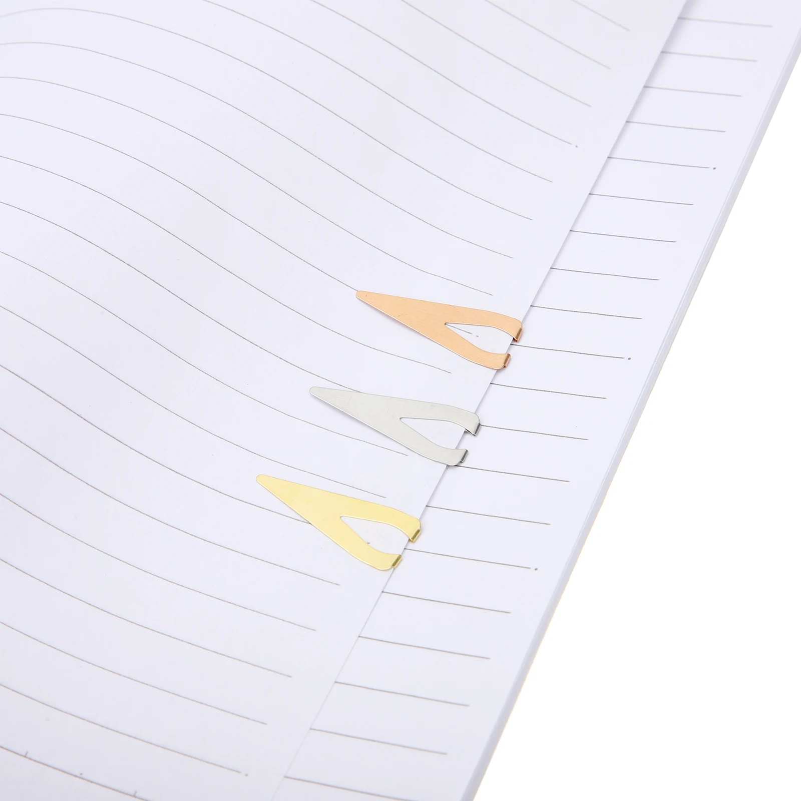 12 stuks metalen bladwijzerhouder gladde messing boekenleggers vintage stijl voor kinderen vrouwen mannen boek bestand organisator cadeau student