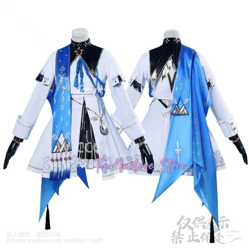 

a7d@Anime Game Wuthering Waves Cosplay Phoebe Costume Noble Court Styles Blue Dress Lolita Hat Wigs For Jirai Kei Girls Customiz