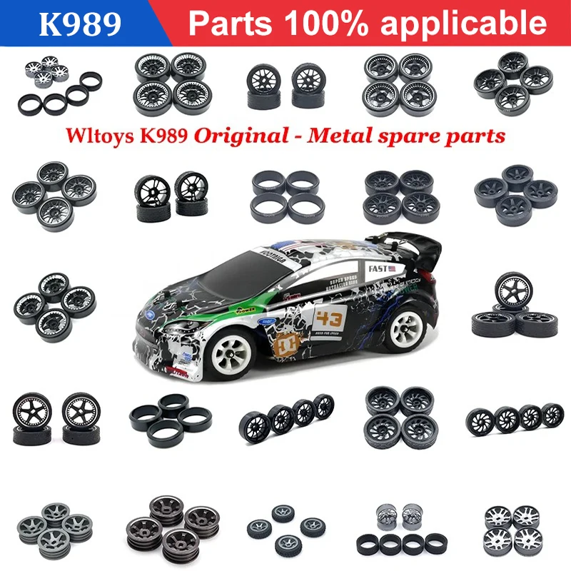 

4CPS Upgrade Large Tires for HGD1 MINI-Q MINI-D MINI-Z DRZ 1/28 Wltoys 284131 K969 K979 K989 P929 RC Car Upgrade Wheels