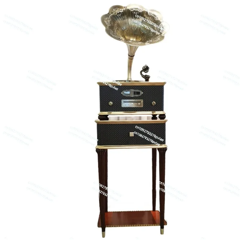 Phonograph light luxury modern living room home vinyl record player antique bluetooth audio record player