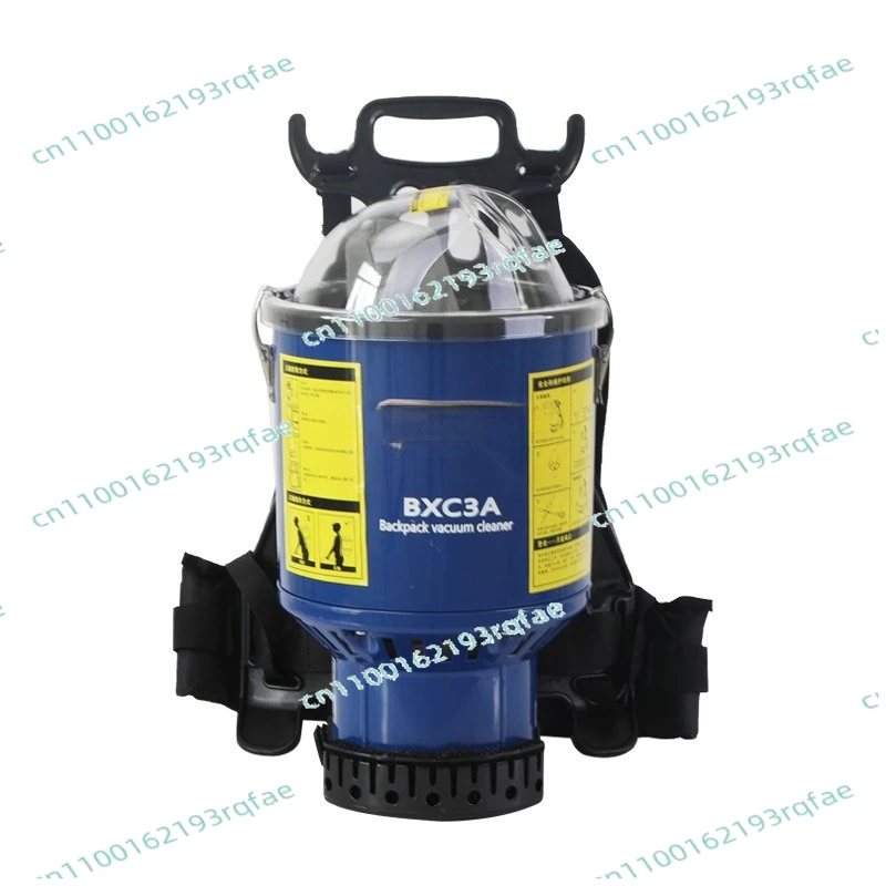 

Mini BXC3A 4L Blue Backpack Vacuum Cleaner Electric Handheld Wet and Dry Function Auto Industry Business Hotel Upright Use