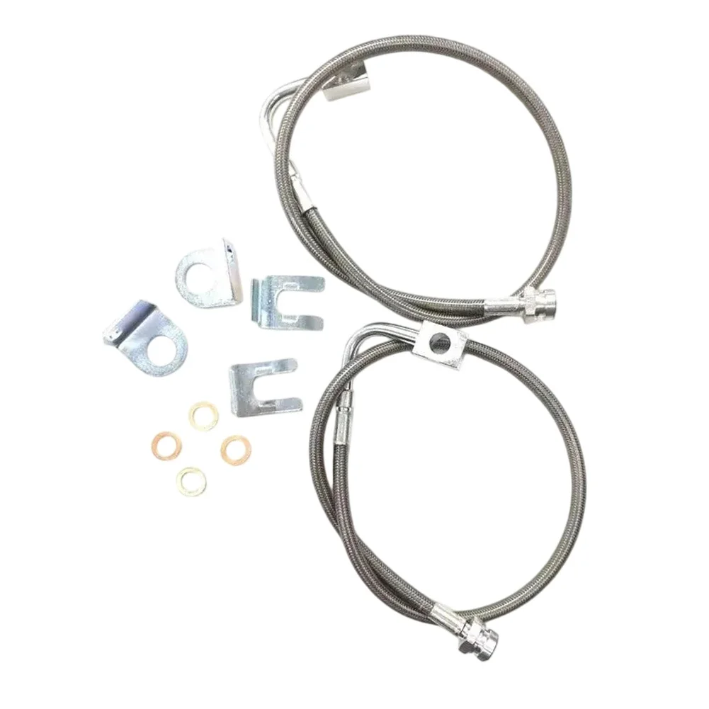 

2PCS Car Rear Brake Lines 89708 Extended For 4-6in Lift For Jeep For Wrangler JK Car Accessories