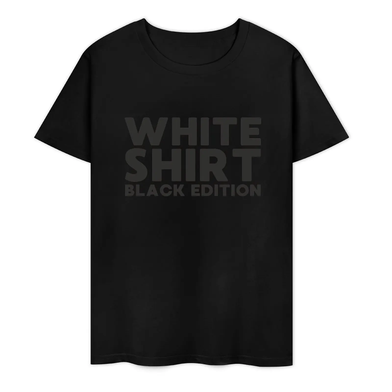 White Shirt Black Edition T-Shirt cute clothes anime tshirt luxury clothes men