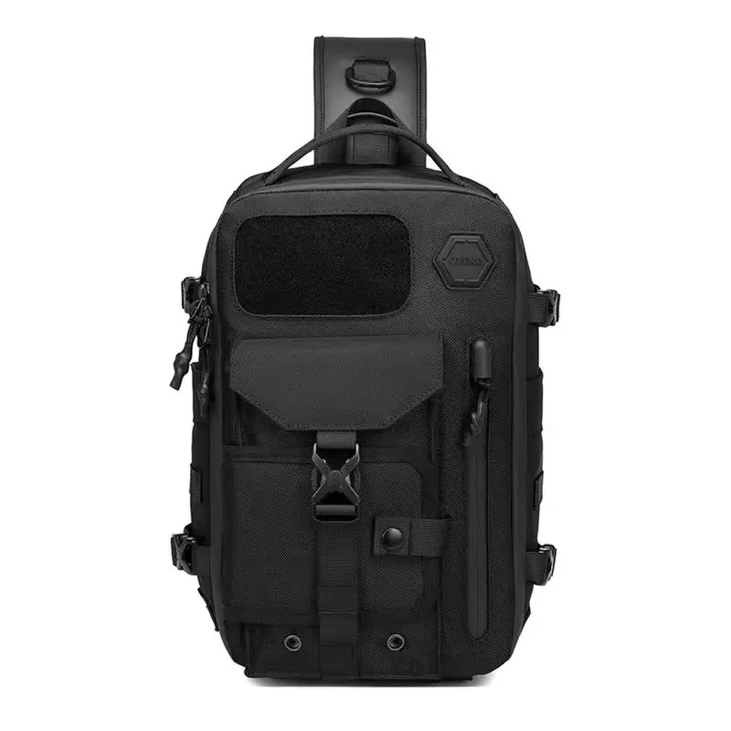 

New Knight Satchel Outdoor Waterproof Sports Bag Multifunctional Chest Bag Tactical Package Knight Satchel