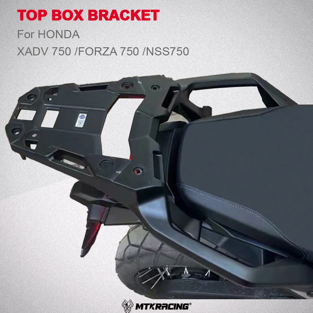 MKLIGHTECH Top Box Bracket For HONDA XADV750 FORZA750 NSS750 2021-2024 Rear Luggage Holder Motorcycle Rack Cargo Shelf