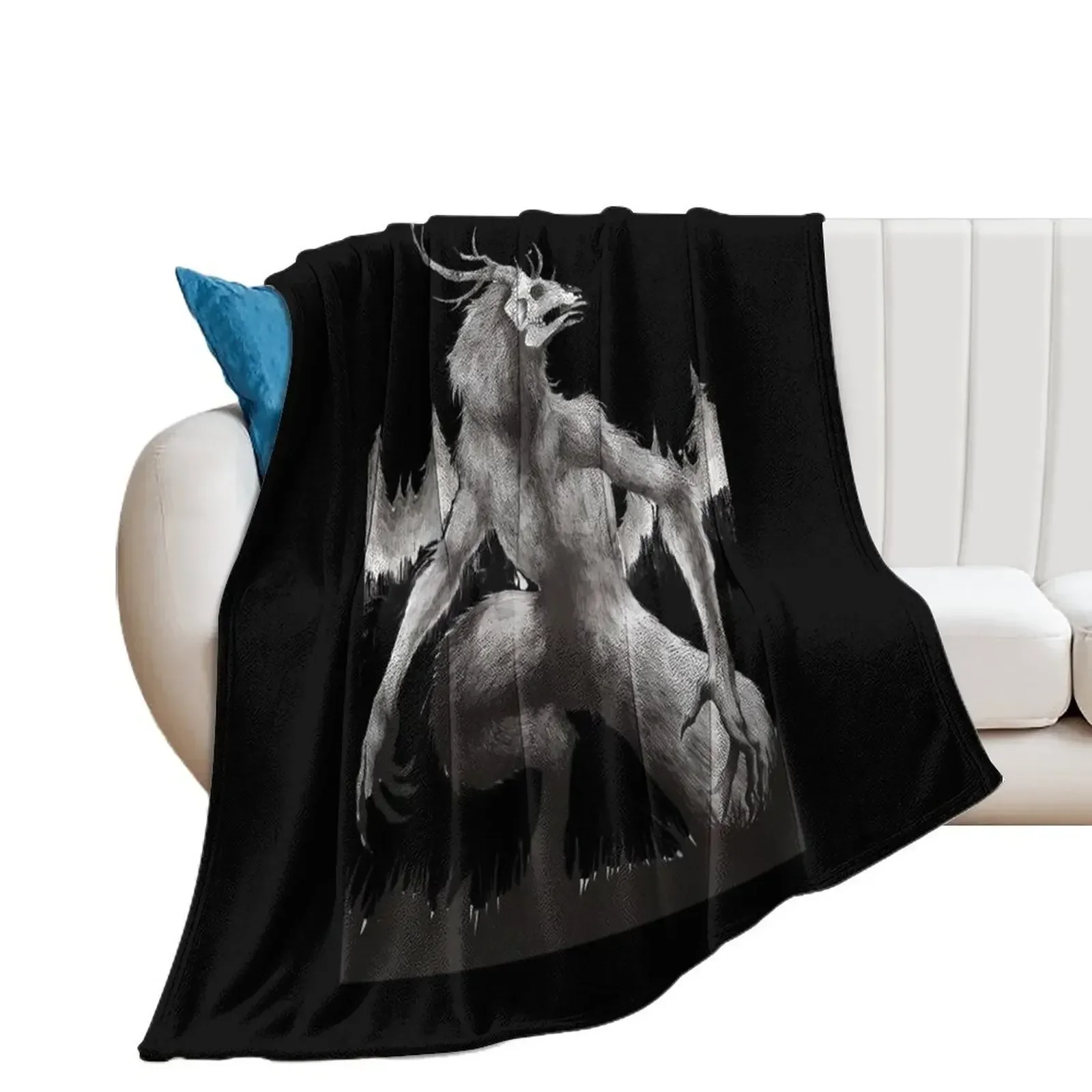 Wendigo Throw Blanket for sofa Luxury Designer Blankets