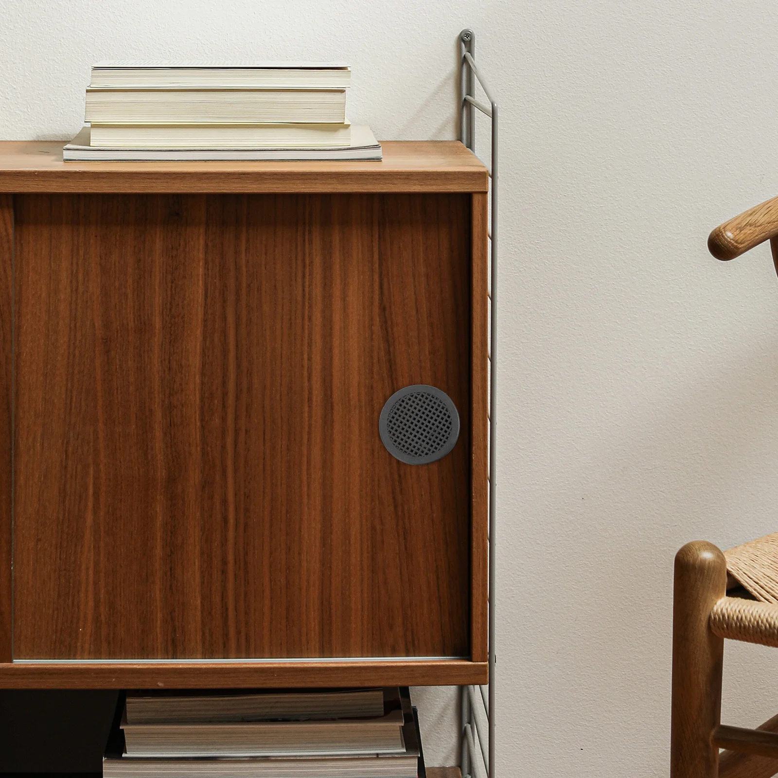 10 قطعة ثقب تنفيس مستدير يغطي البلاستيك دائم تنفيس الهواء المقابس لخزانة خزانة الأثاث التهوية فتحات Soffit #1