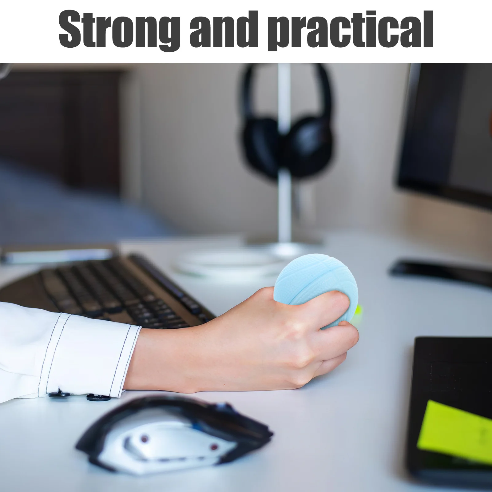 

4Pcs Grip Strength Training Balls PU Sponge Hand Exercise Squeeze Stress Ball Muscle Fitness Wrist Training Accessories