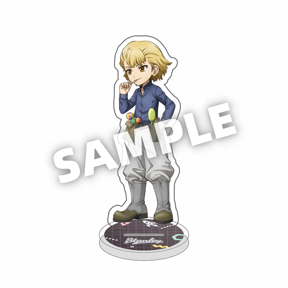 متجر Dr.Stone Gen Asagiri Senku Ishigami الخمول نمط زي 15 سنتيمتر الاكريليك حامل سطح المكتب ديكور المشجعين سحر أنيمي الهدايا