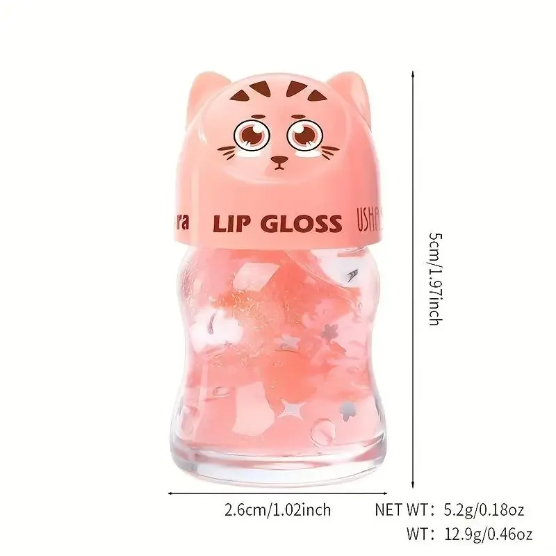 Balsamo liquido idratante a lunga durata con lucidalabbra ad alta lucentezza e effetto rimpolpante idratante