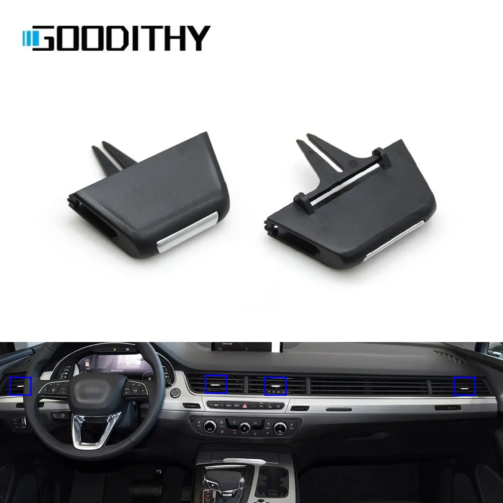 

Интерьер автомобиля Передняя приборная панель Кондиционер Вентиляционные зажимы Ползунки Вентиляционная решетка переменного тока Выпускной зажим Ремкомплект для Audi Q7 2016-2019