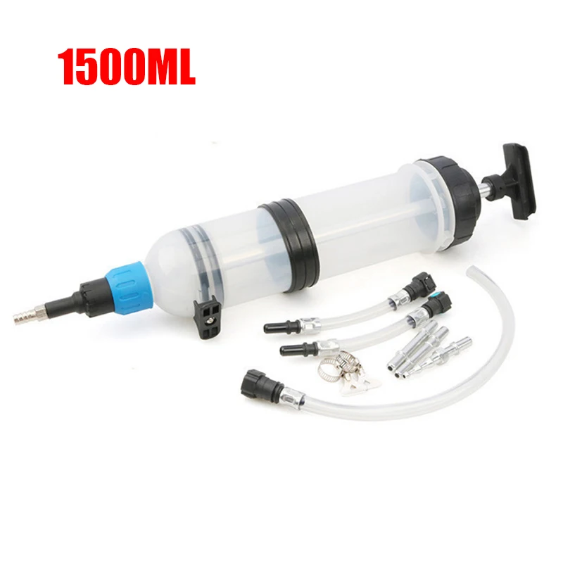 Car Oil Fluid Extractor Siphon Pump Brake Fluid Fluid Syringe Pump Auto Manual Suction Vacuum Fuel Transfer Hand Pump Dispenser