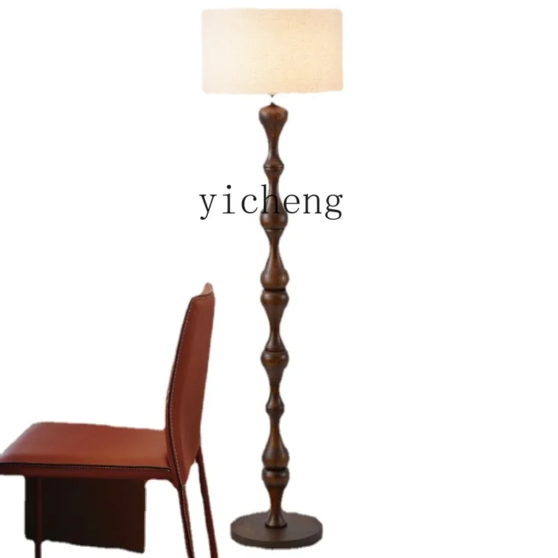 

XL Silent Style Living Room Floor Lamp Solid Wood Sofa Side Decoration Atmosphere Room Lights