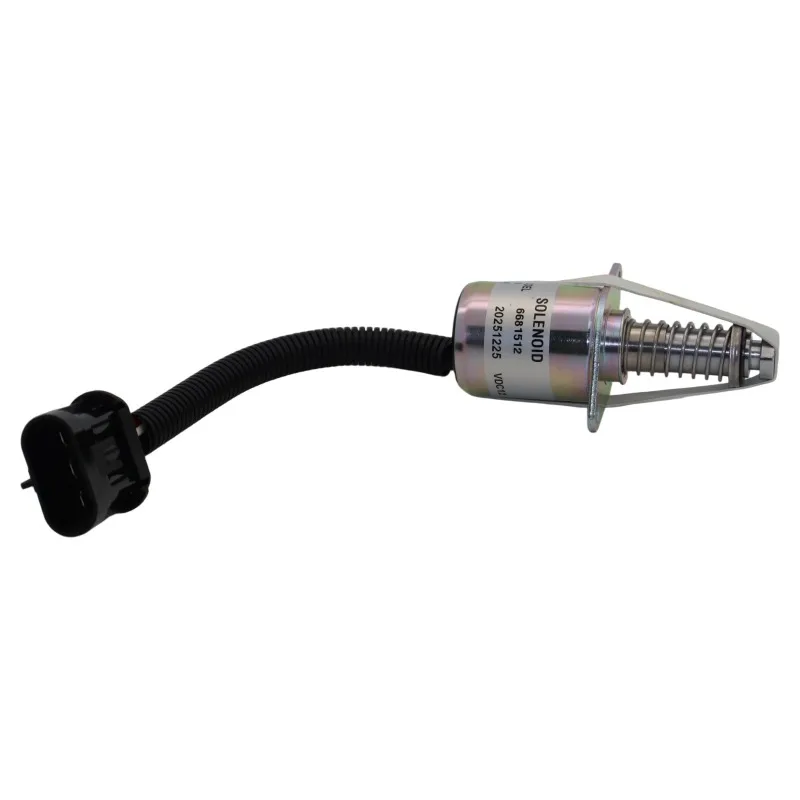 12V Lock Parking Brake Solenoid 6681512 7136559 For Bobcat Skid Traction S100 S130 S150 S160 S175 S185 S220 S205 S250 S300 450