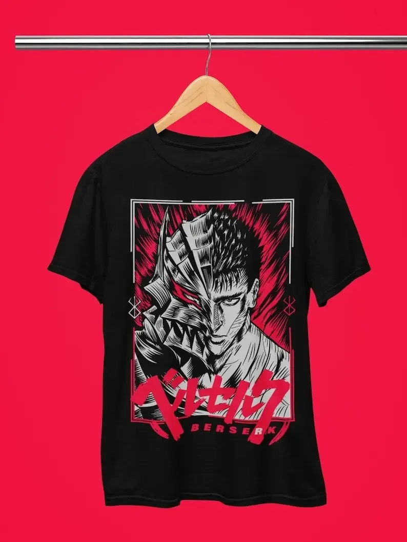 

Anime Swordsman T-Shirt, Japanese , Lovers , Graphic Tee, Manga , Unisex