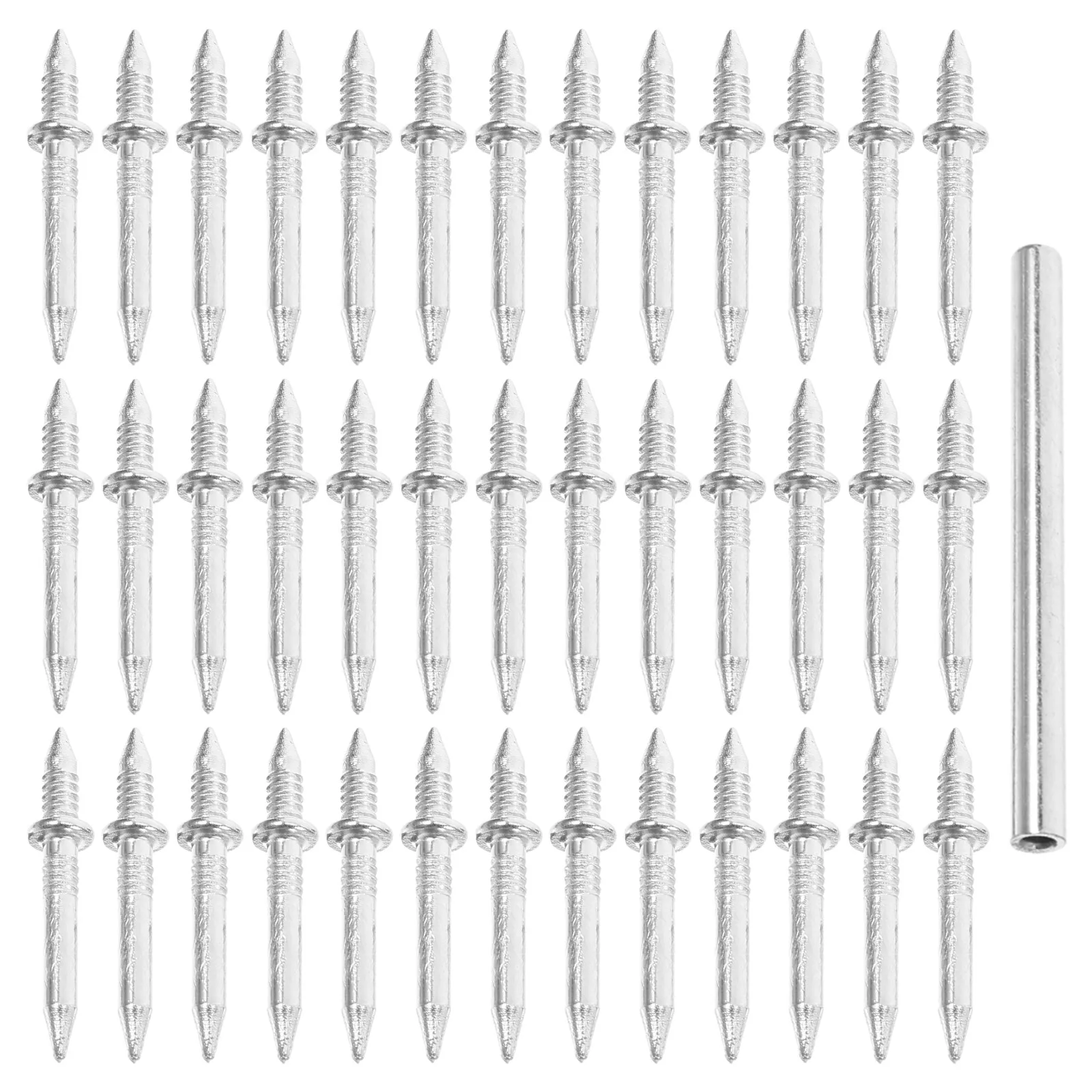 

1 set No Trace Nails Double Head Skirting Baseboard Nails Rustproof Heavy Duty for Wood Easy Fastening Edge Sealing Design No