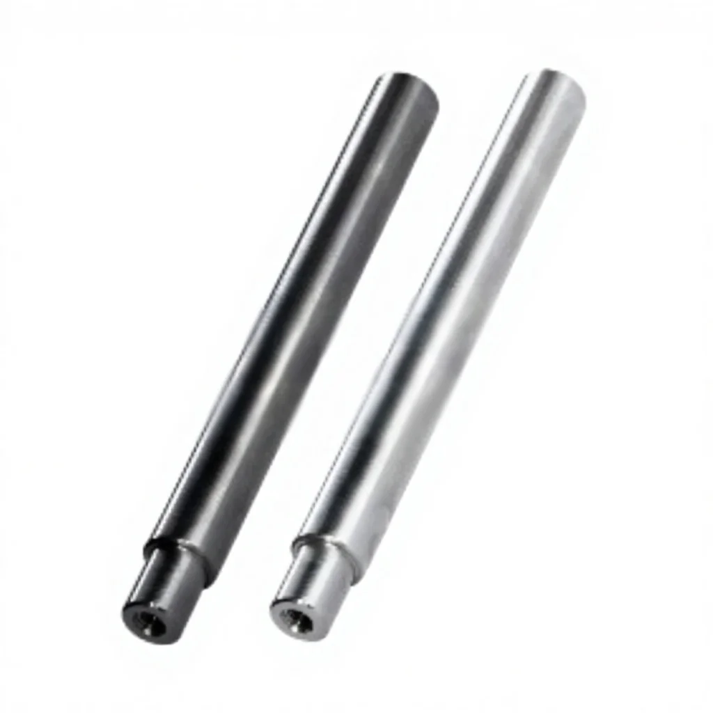 Cross-border Best-selling Hinge - One End Is Stepped, the Other Two Ends Have Internal Threads. the Shaft Body Is Not Processed.