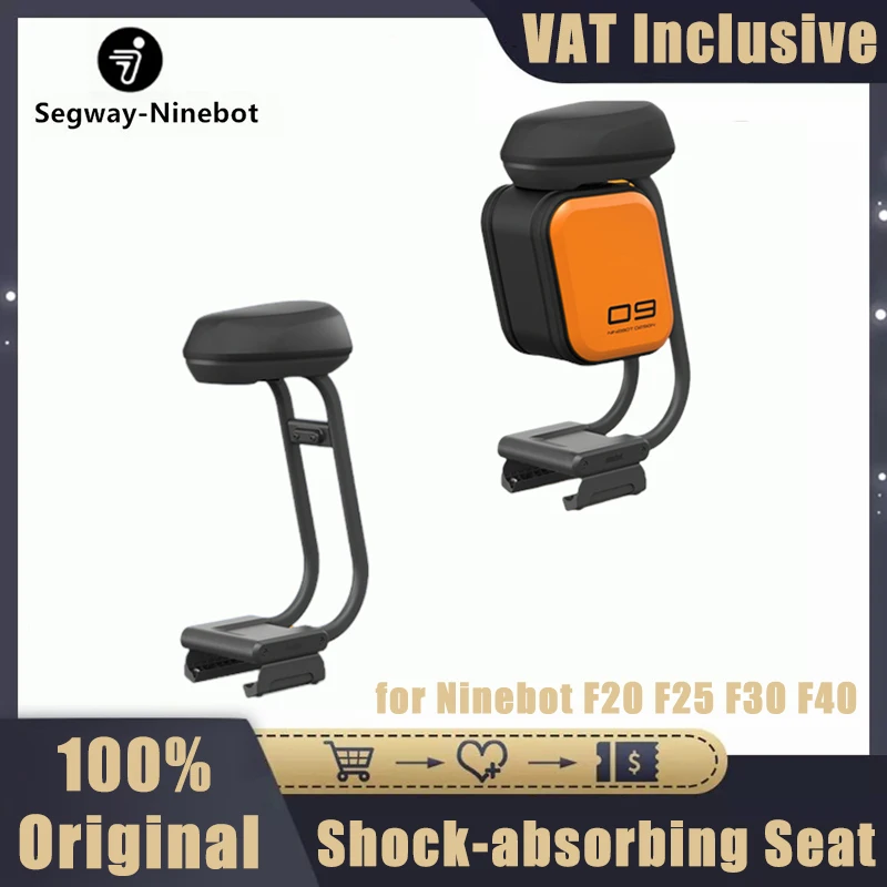 Original Seat Part for Ninebot F20 F25 F30 F40 Shock-absorbing Seat Modification Accessories Ninebot F40 Multifunctional Seat