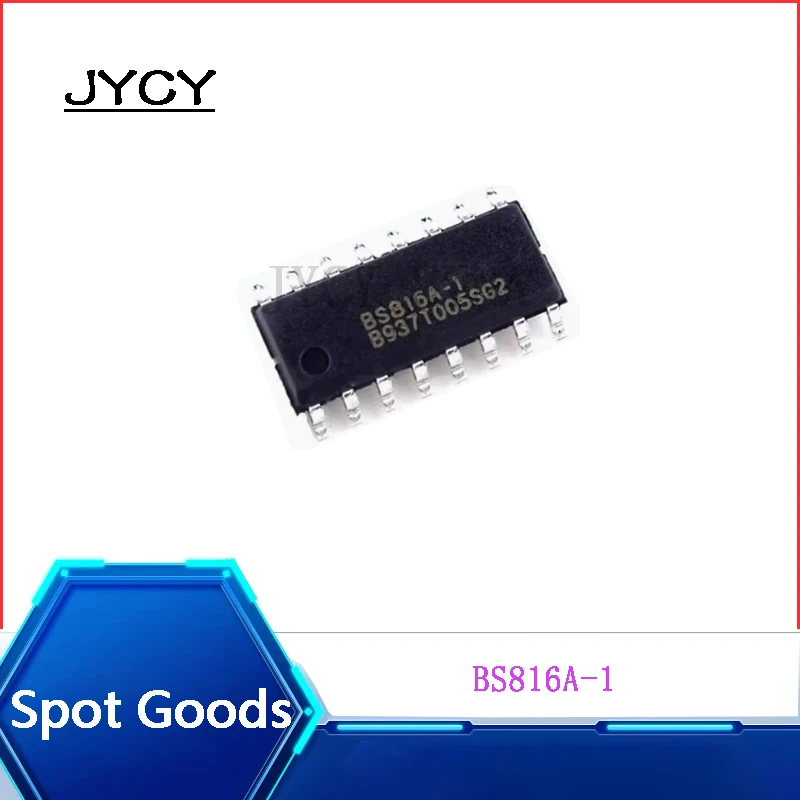 10PCS/lote BS816A-1  Brand new and original NSOP-16  Capacitive touch button chip