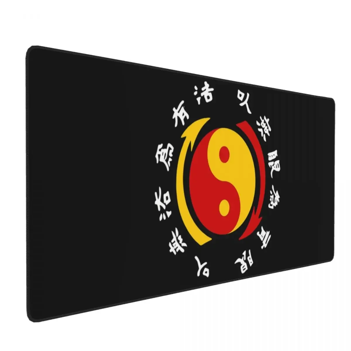 JKD Jeet Kune Do Logo (2) Large Mouse Pad Computer Keyboard Mouse Mat Gaming PC Laptop Desk Mat Office Accessories Table Mats