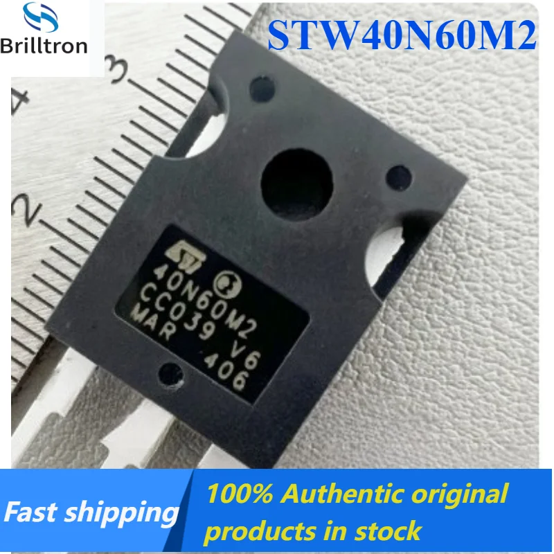 10-30PCS New 40N60M2 STF40N60M2 TO-220F MOSFET Brand New, Original Stock, Fast Shipping.