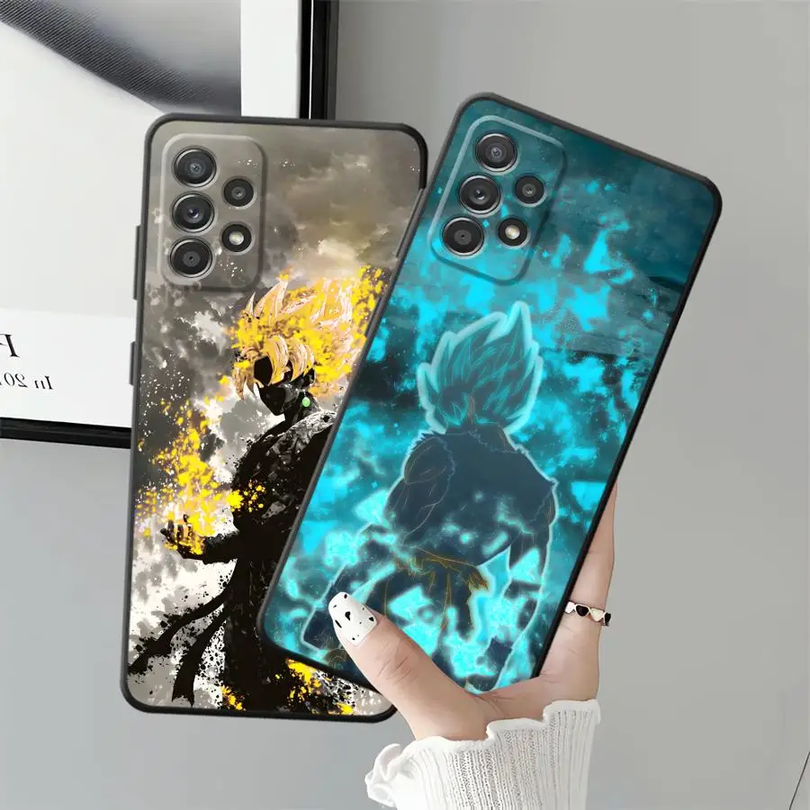 أسود لينة غطاء الهاتف حقيبة لهاتف سامسونج غالاكسي A23 A53 A24 A55 A32 A36 A41 A25 A71 A22 A52 A35 A26 A72 A51 A73 لعبة دراغون بول #2