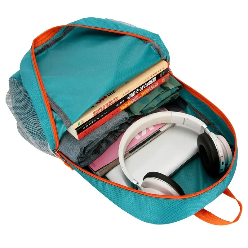 Zaino per studenti delle scuole medie 15-20L zaino pieghevole borsa sportiva leggera all'aperto