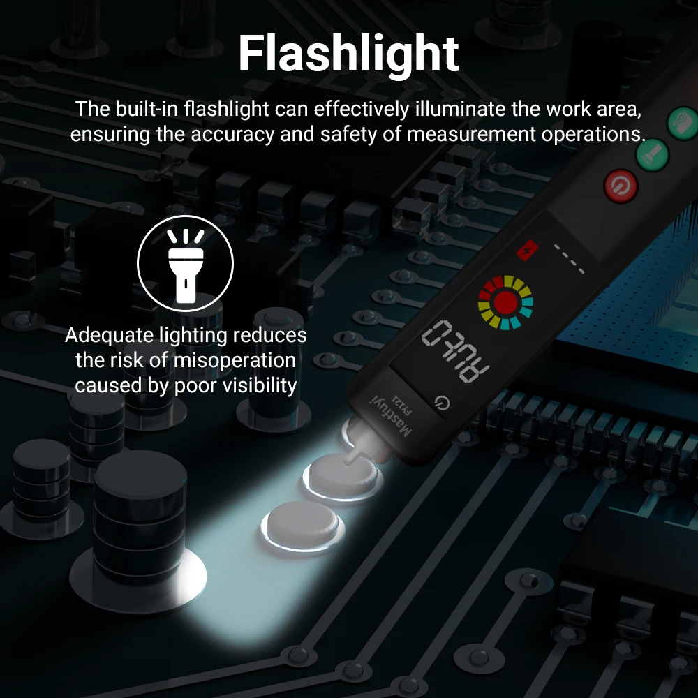 MASTFUYI FY121 Multifunction Digital Multimeter AC/DC Voltmeter Frequency/Resistance Measurement Common tools for electricians