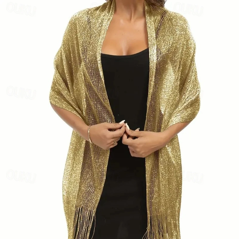 Comfortable and Stylish Ladies Shawl for Weddings Dance Parties and Casual Occasions Made from Soft Polyester Yarn