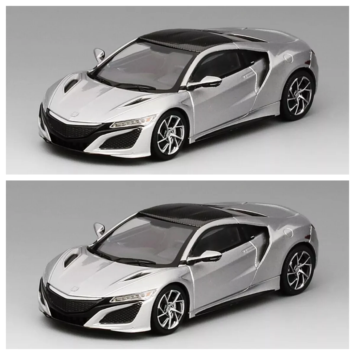 

Модель автомобиля TSM NSX из серебра 2017 пробы, 1:43