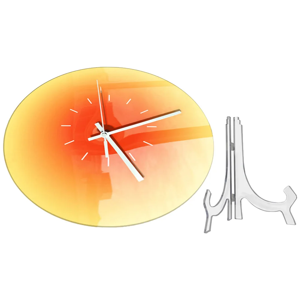 

Multifunctional Acrylic Round Decorative For Home Office Living Room Bedroom Modern Style Household Precise Timekeeping Easy