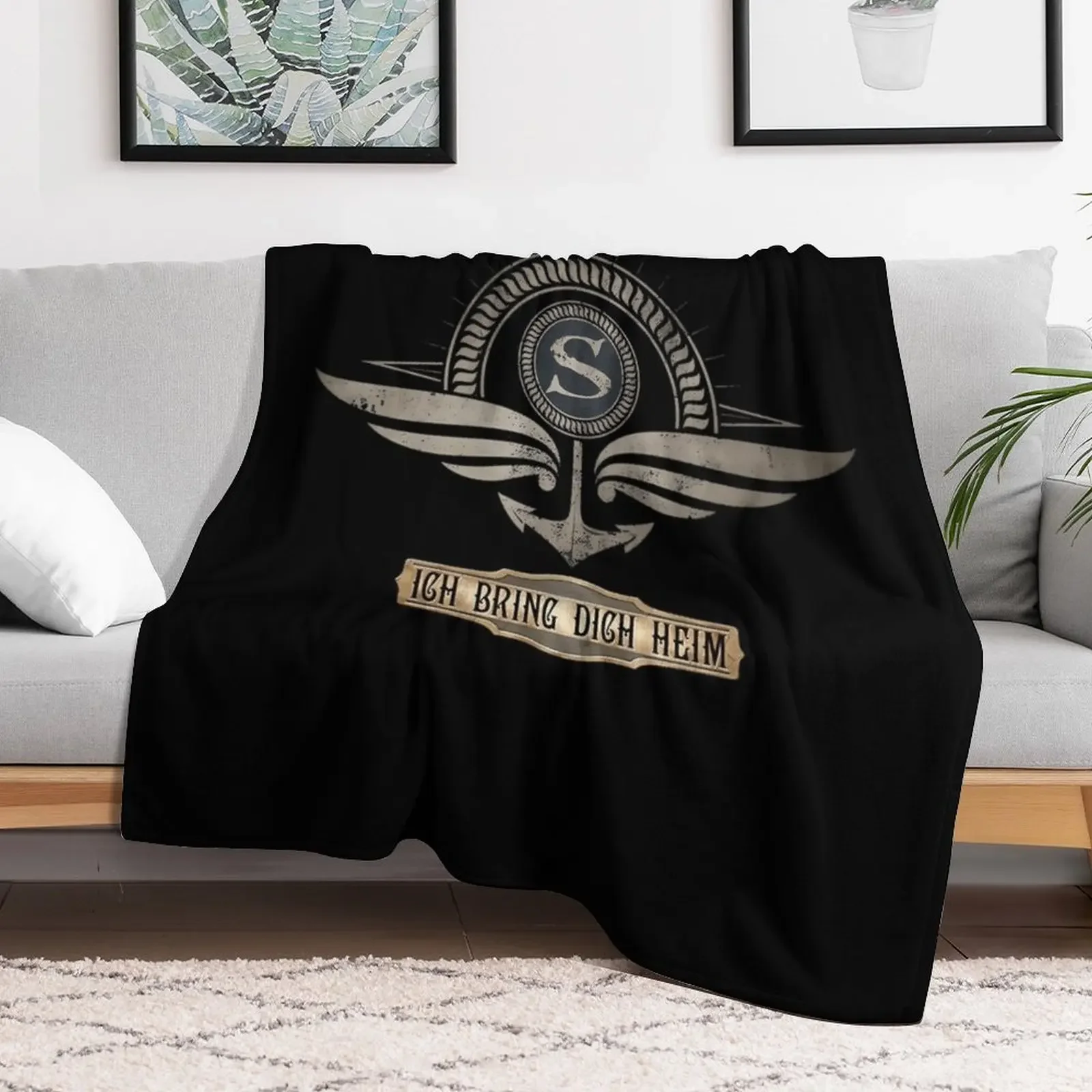Santiano Throw Blanket Cozy Sofa Blanket for TV Watching Napping
