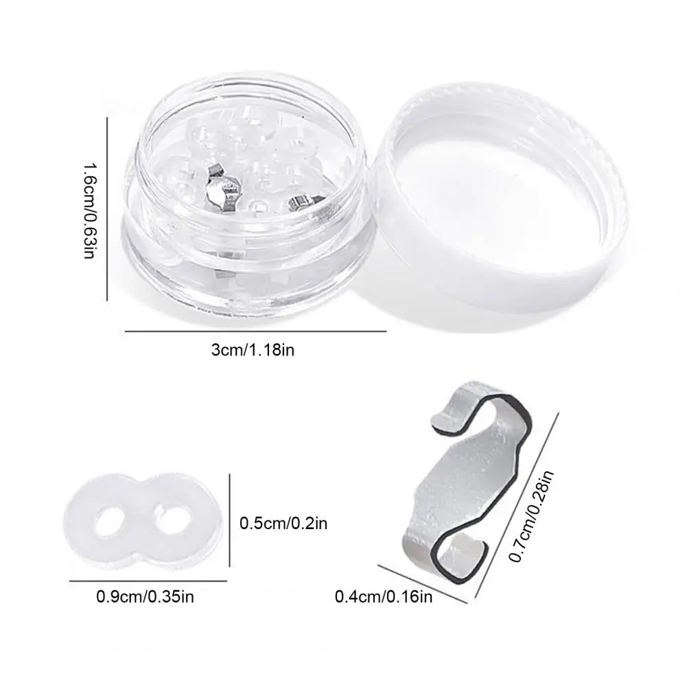 Stainless Steel Nail Correction Buckle Elasticity Tightness Nail Corrector Toenail Corrector Kit with Stainless for Embedded