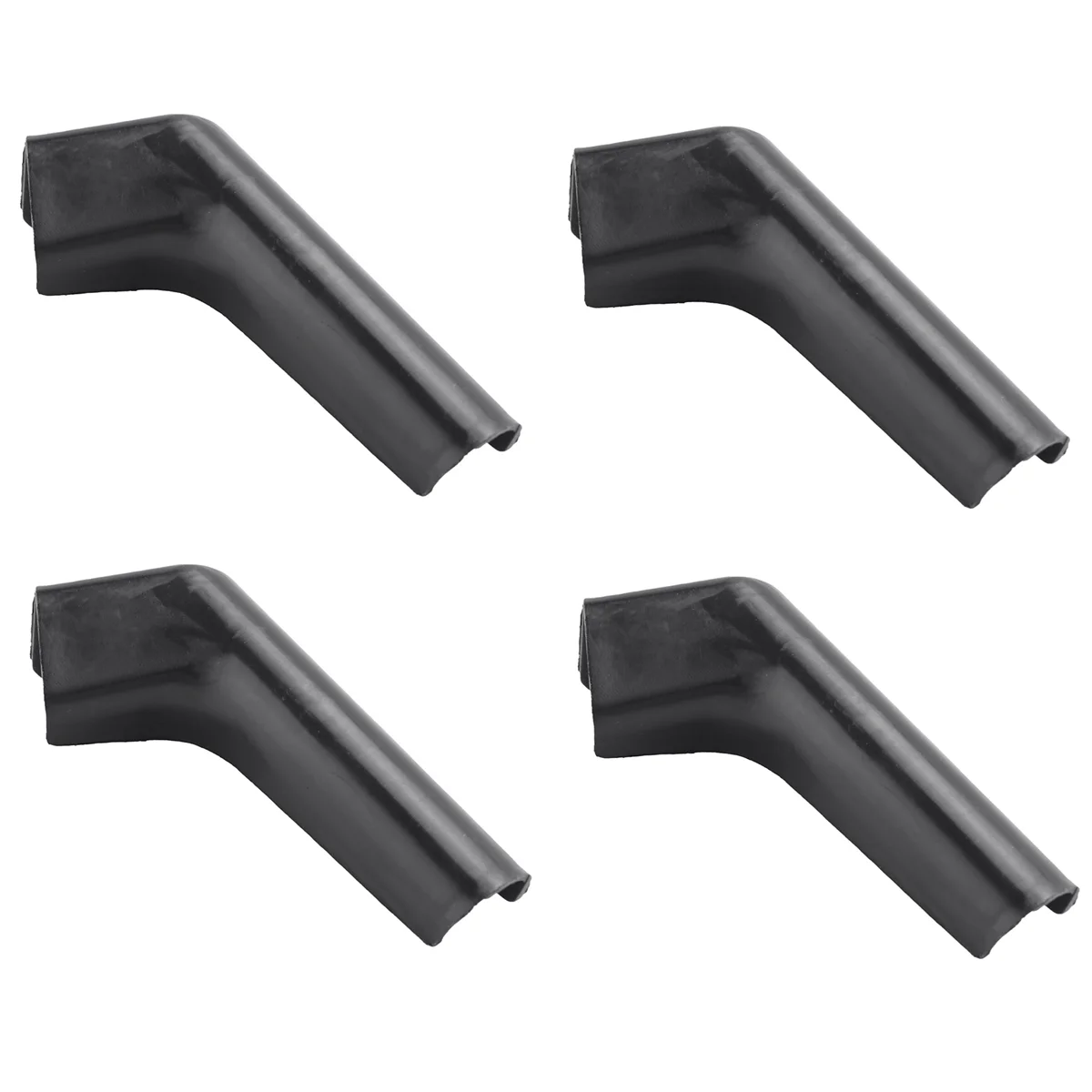 RV Gutter Spouts, RV Rain Gutter Downspout with Extensions, Rain Gutter Dwonspout Diverter 2 Right&2 Left Gutters Black