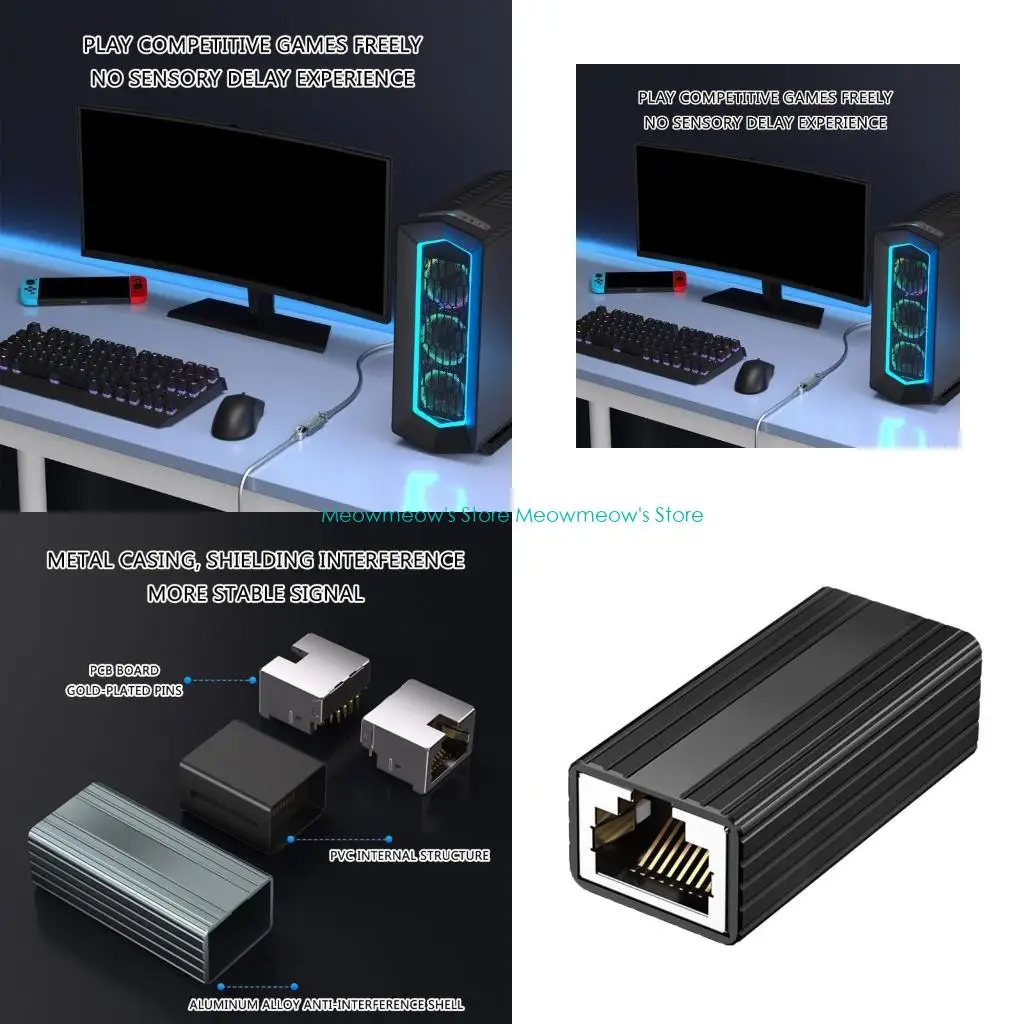 

W91A RJ45 Networking Extension Adapter, and Extend RJ45 Coupler Connector
