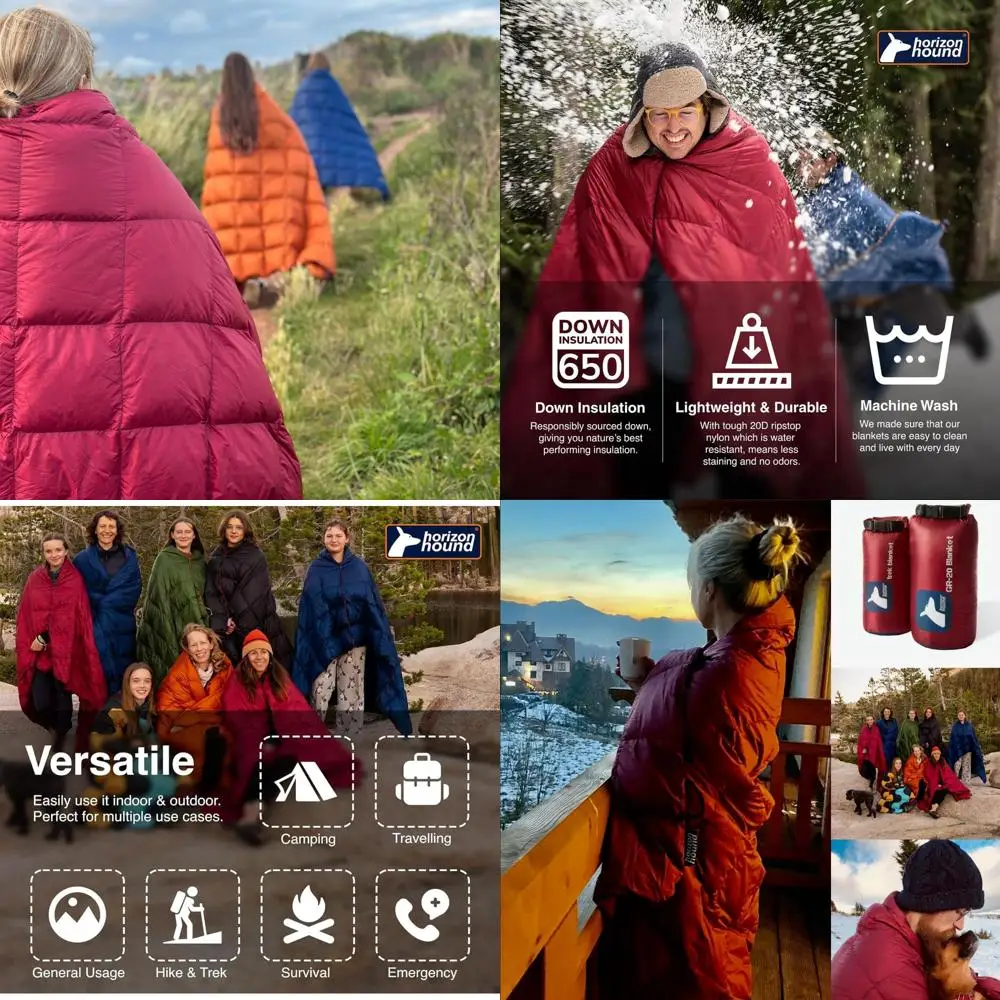 

Экологичное утепленное одеяло для кемпинга — легкое, теплое снаряжение для активного отдыха, походов и фестивалей | Водостойкий, P