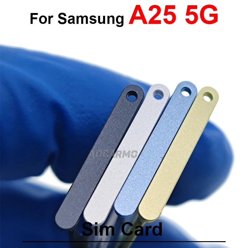 For Samsung Galaxy A15 5G A25 A35 A55 Sim Card Sim Tray Micro SD Card Holder Socket Slot Replacement Parts