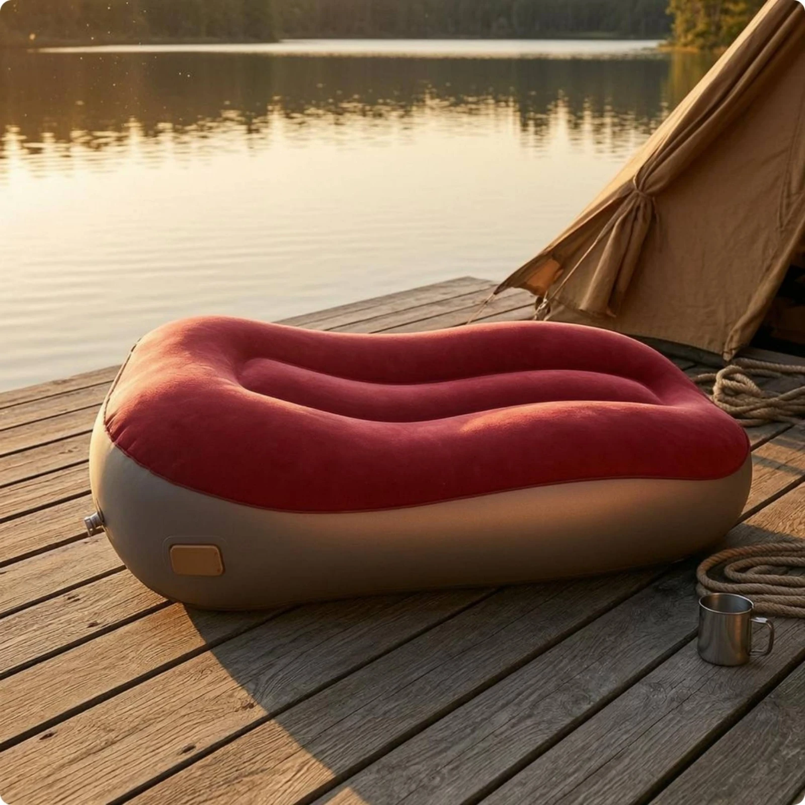 Single-Person Inflatable Sofa  - огляд і ціна Outdoor Furniture Easy To Clean