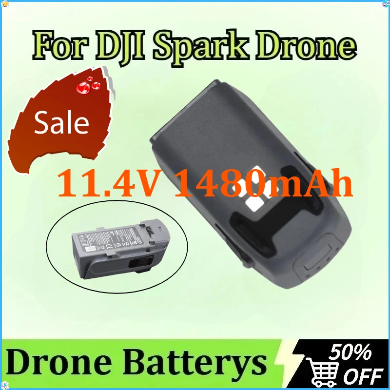 

New High Quality Drone Batterys for DJI Spark Drone UAV Newly Upgraded Batteries Replacement Accessories 11.4V 1480mAh