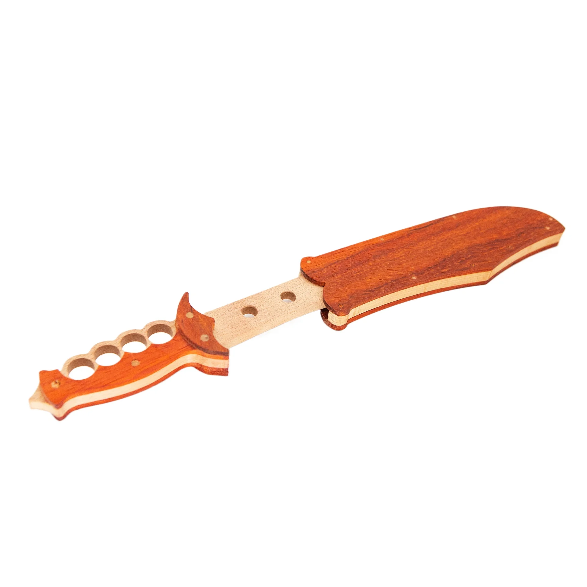 29.6cm Woodcraft Karambit Uncut Blade Weapons Model Cosplay Props Desktop Display Ornaments Collection Birthday Gift for  Boys