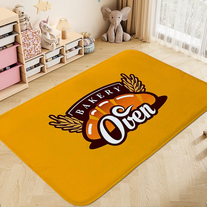 

Custom Bath Rug A-Bakerys Aesthetic Kitchen Carpet Useful Things for Home Entrance Mats Funny Doormat Hallway Veranda Floor Mat