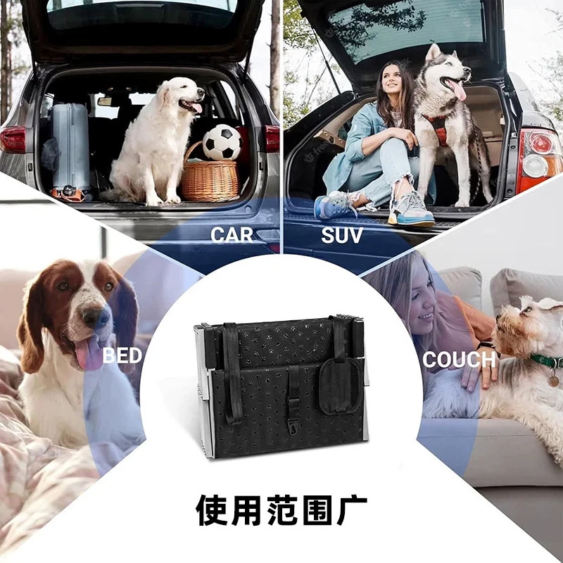 Pet Stairs Dog Climbing Ladder Ramp Steps Non-Slip Plastic Foldable Car Mount Climbing Ladder
