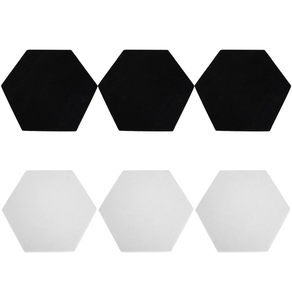 

6Pcs Acoustic Soundproofing Panels High Density Durable Self-Adhesive Sound Absorbing Board Wall Soundproof Material