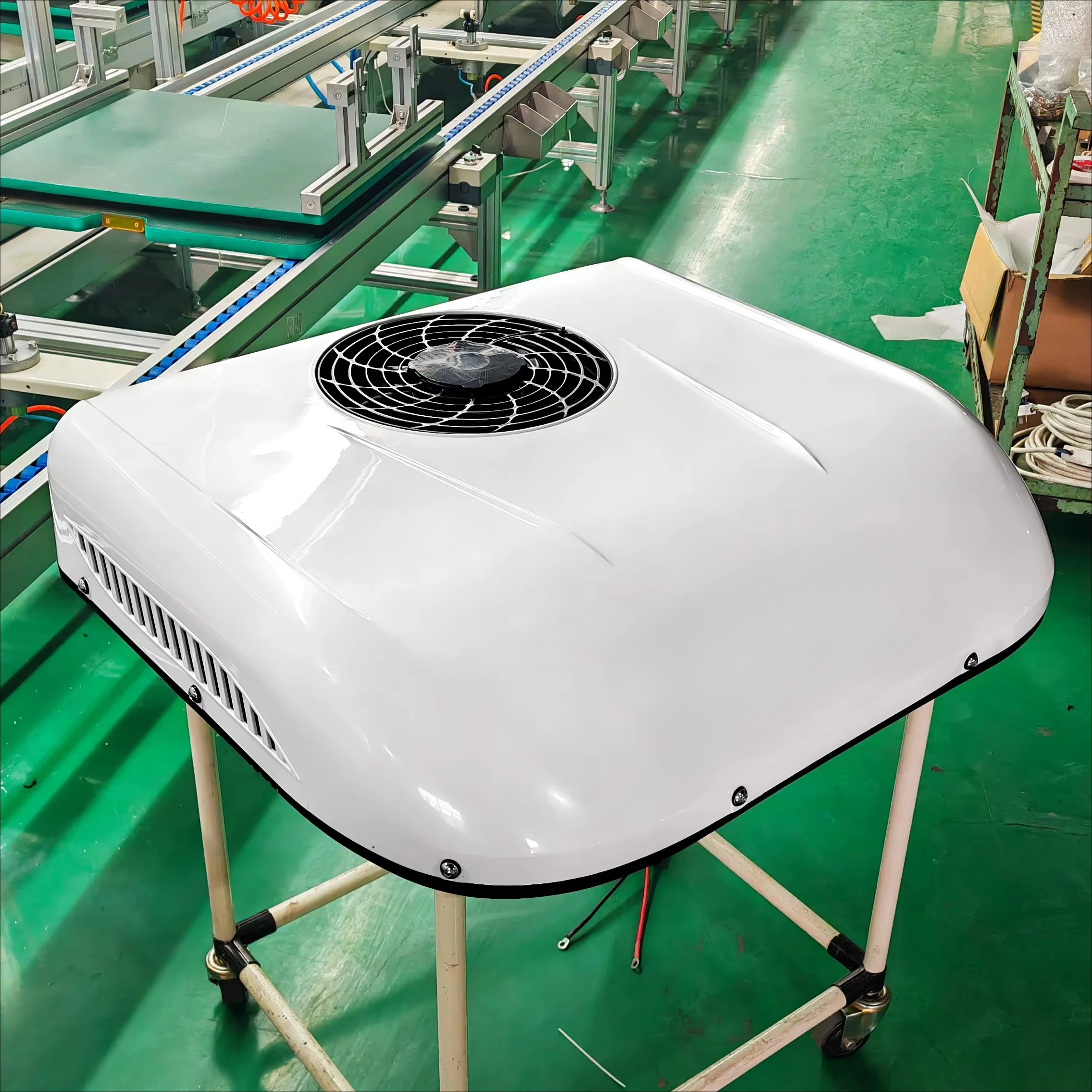 12V 24V All-in-One Parking Air Conditioner Rooftop AC Unit For Truck RV Bus Excavator Pickup Food Cart