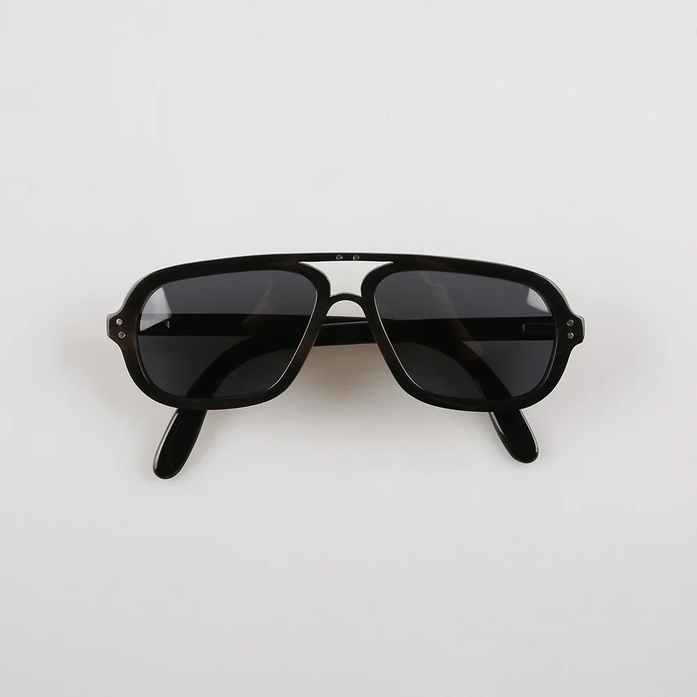 Women Sunglasses Men Vintage Unique Retro Pilot Classic Handmade Buffalo Horn Sunglass Men Prescription Eyeglass Frames