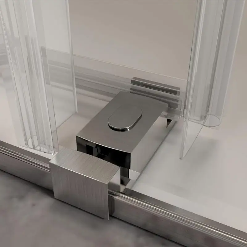 

Bottom Guide, 24 Degree 1 Panel, Black Nylon Finish, Heavy Duty Sliding Door Accessories, Durable Construction for Smooth