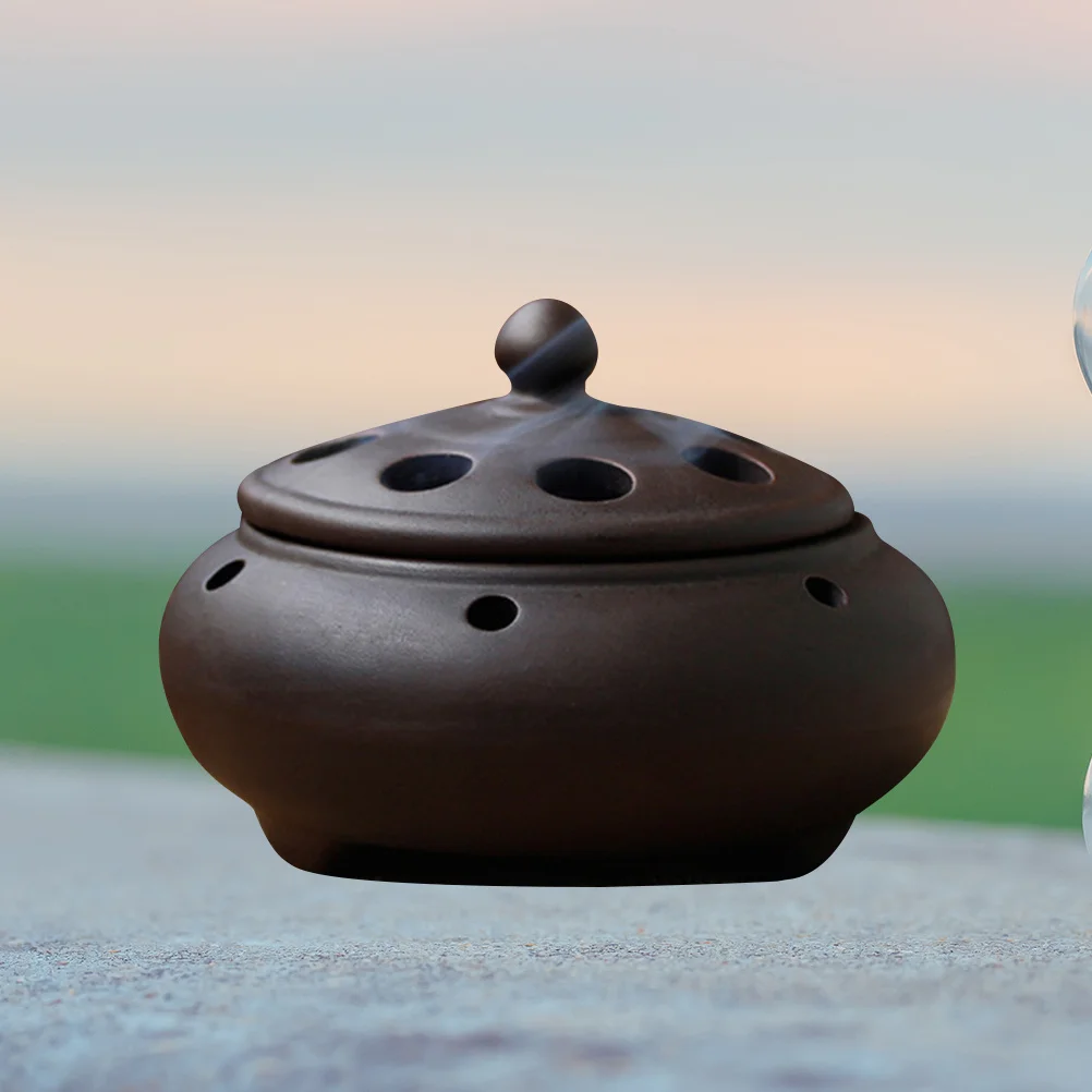 

Unique Incense Burner 9.5x7cm Holder Ash Catcher Tray for Stick Cone Coil Incense Study Bedroom Yoga Meditation