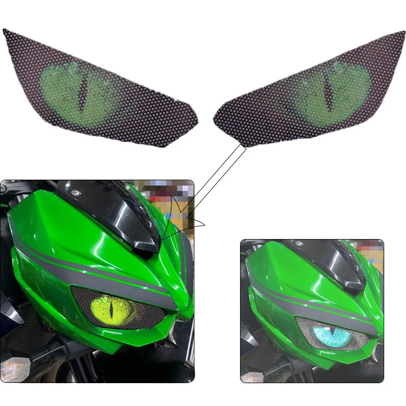 Motorcycle Accessries 3D Front Fairing Headlight Sticker Guard Head light Stickers Fit For Z1000 Z 1000 2014 2015 2016