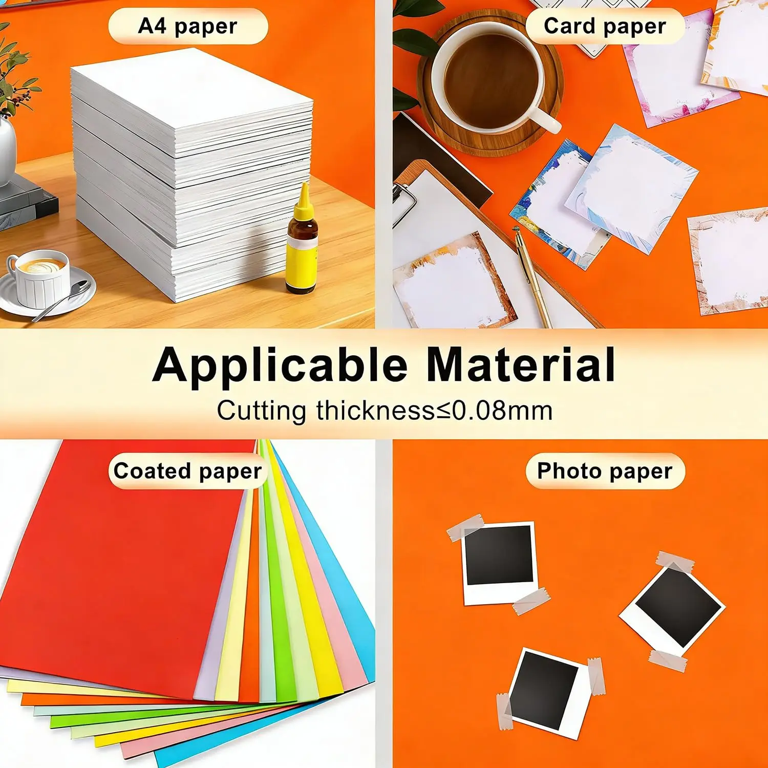 25/32/37/44/58mm Fridge Magnet Paper Cutter Round Button Cutter Die Cutter Light-Duty Paper Punch Cartoon Buckles Photo Frames
